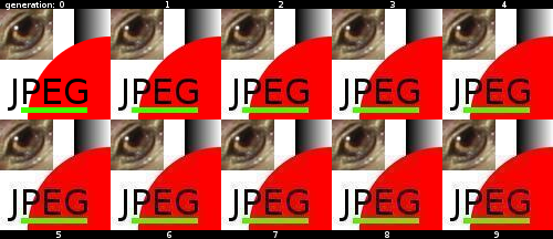 JPEG generation loss